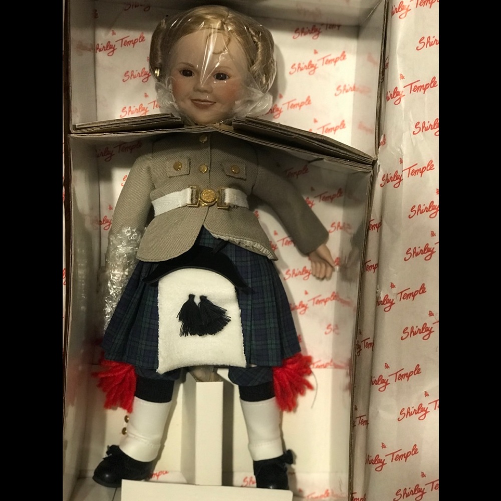 Porcelain Shirley temple Doll!!